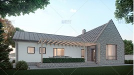 Proiect casa cu mansarda (180 mp) - Berna